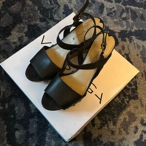 Via Spiga V-Wallis Wedge Sandal 9.5 M